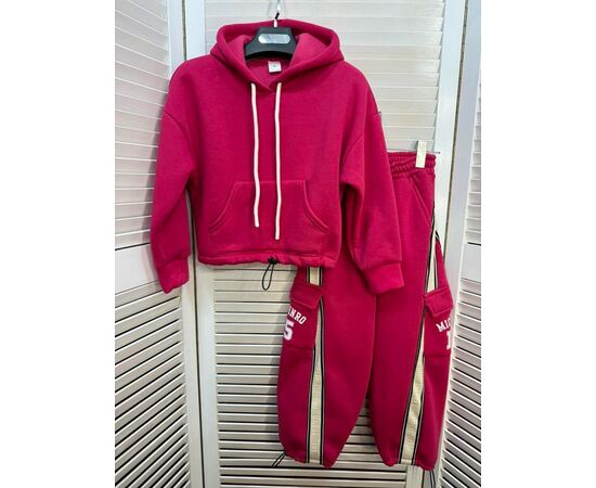 Костюм дитячий спортивний теплий на дівчинку M501 fuchsia р.7-12 "Major" недорого оптом від прямого постачальника Костюм дитячий спортивний теплий на дівчинку M501 fuchsia р.7-12 "Major" недорого оптом від прямого постачальника