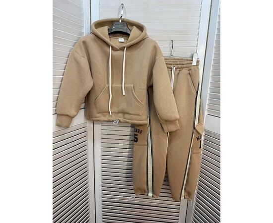 Костюм дитячий спортивний теплий на дівчинку M505 beige р.7-12 "Major" недорого оптом від прямого постачальника Костюм дитячий спортивний теплий на дівчинку M505 beige р.7-12 "Major" недорого оптом від прямого постачальника