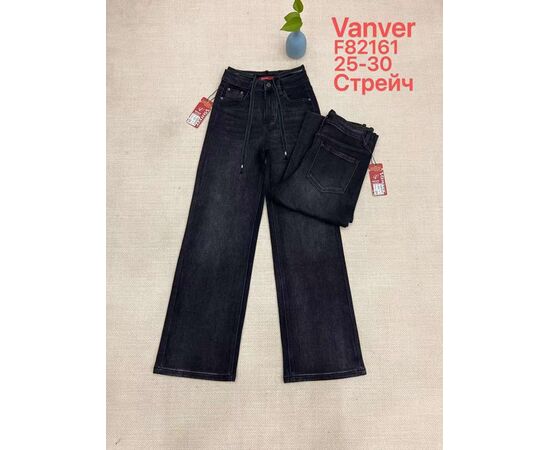 Джинсы утеплённые женские F82161 black р.25-30 "Vanver" недорого оптом от прямого поставщика Фотография Джинсы утеплённые женские F82161 black р.25-30 "Vanver" недорого оптом от прямого поставщика