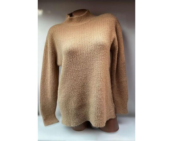 Свитер женский 26358 beige р.46-52 "PULSE" недорого оптом от прямого поставщика Фотография Свитер женский 26358 beige р.46-52 "PULSE" недорого оптом от прямого поставщика