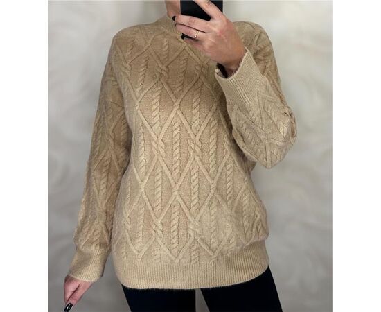 Свитер женский 26404 beige р.48-54 "PULSE" недорого оптом от прямого поставщика Фотография Свитер женский 26404 beige р.48-54 "PULSE" недорого оптом от прямого поставщика