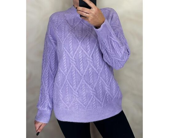 Свитер женский 26404 lilac р.48-54 "PULSE" недорого оптом от прямого поставщика Фотография Свитер женский 26404 lilac р.48-54 "PULSE" недорого оптом от прямого поставщика