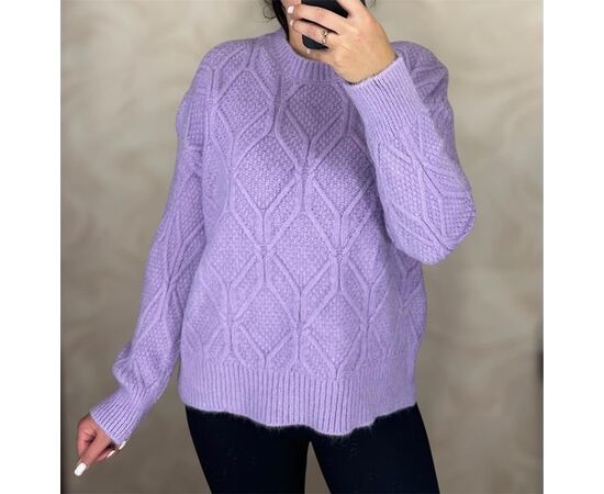 Свитер женский 26405 lilac р.46-50 "PULSE" недорого оптом от прямого поставщика Фотография Свитер женский 26405 lilac р.46-50 "PULSE" недорого оптом от прямого поставщика