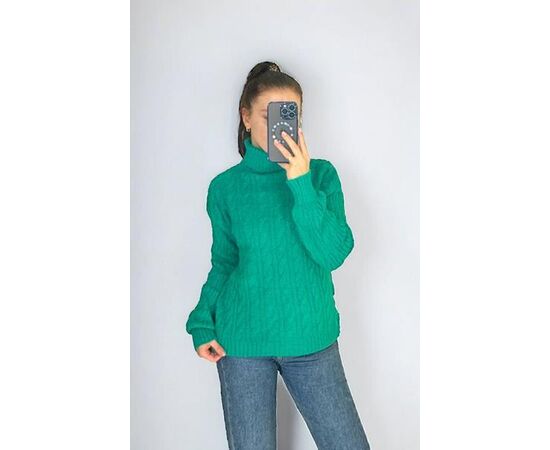 Свитер женский 26412 green р.48-52 "PULSE" недорого оптом от прямого поставщика Фотография Свитер женский 26412 green р.48-52 "PULSE" недорого оптом от прямого поставщика