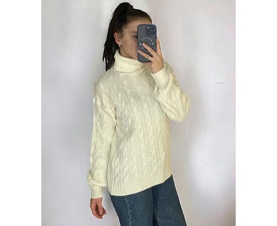Свитер женский 26412 l.beige р.48-52 "PULSE" недорого оптом от прямого поставщика Фотография Свитер женский 26412 l.beige р.48-52 "PULSE" недорого оптом от прямого поставщика