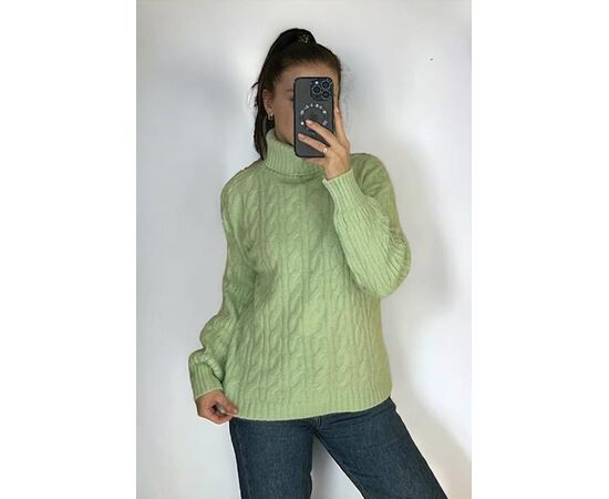 Свитер женский 26412 mint р.48-52 "PULSE" недорого оптом от прямого поставщика Фотография Свитер женский 26412 mint р.48-52 "PULSE" недорого оптом от прямого поставщика