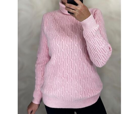 Светр жіночий 26421 pink р.44-48 "PULSE" недорого оптом від прямого постачальника Светр жіночий 26421 pink р.44-48 "PULSE" недорого оптом від прямого постачальника