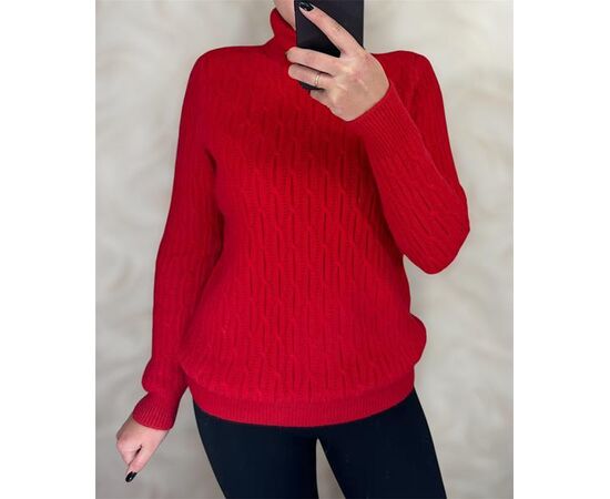Свитер женский 26421 red р.44-48 "PULSE" недорого оптом от прямого поставщика Фотография Свитер женский 26421 red р.44-48 "PULSE" недорого оптом от прямого поставщика