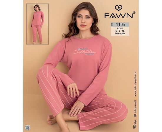 Піжама жіноча 1105 powder р.M-XL "Vehuiah" недорого оптом від прямого постачальника Піжама жіноча 1105 powder р.M-XL "Vehuiah" недорого оптом від прямого постачальника