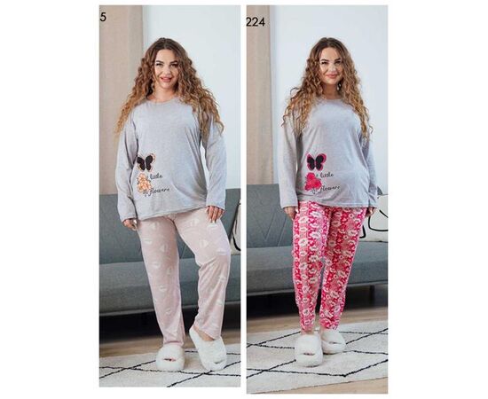 Піжама жіноча 130225 beige р.L-4XL "Vehuiah" недорого оптом від прямого постачальника Піжама жіноча 130225 beige р.L-4XL "Vehuiah" недорого оптом від прямого постачальника