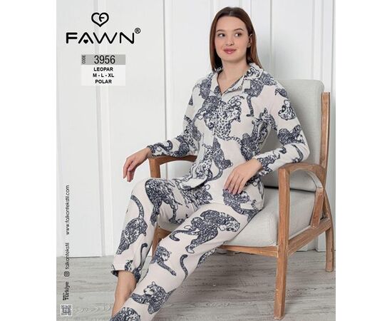 Пижама тёплая женская 3956 white р.M-XL "Vehuiah" недорого оптом от прямого поставщика Фотография Пижама тёплая женская 3956 white р.M-XL "Vehuiah" недорого оптом от прямого поставщика