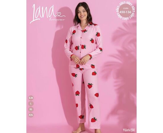 Пижама женская 450-136 pink р.M-2XL "Vehuiah" недорого оптом от прямого поставщика Фотография Пижама женская 450-136 pink р.M-2XL "Vehuiah" недорого оптом от прямого поставщика