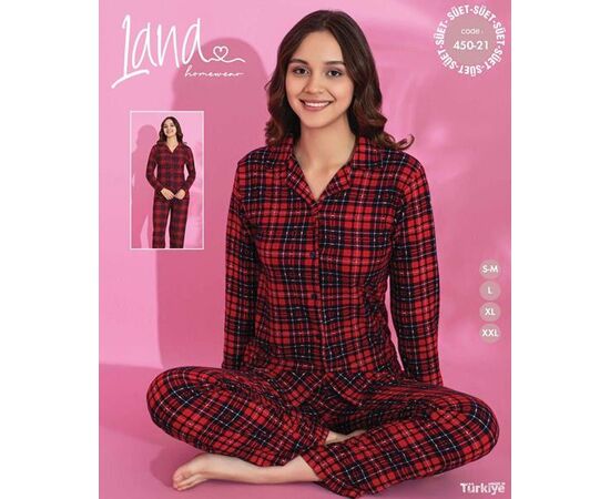 Пижама женская 450-21 red р.M-2XL "Vehuiah" недорого оптом от прямого поставщика Фотография Пижама женская 450-21 red р.M-2XL "Vehuiah" недорого оптом от прямого поставщика