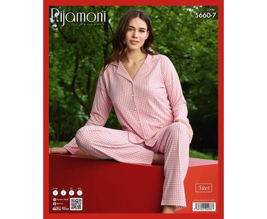 Пижама женская 5660-7 pink р.S-2XL "Vehuiah" недорого оптом от прямого поставщика Фотография Пижама женская 5660-7 pink р.S-2XL "Vehuiah" недорого оптом от прямого поставщика