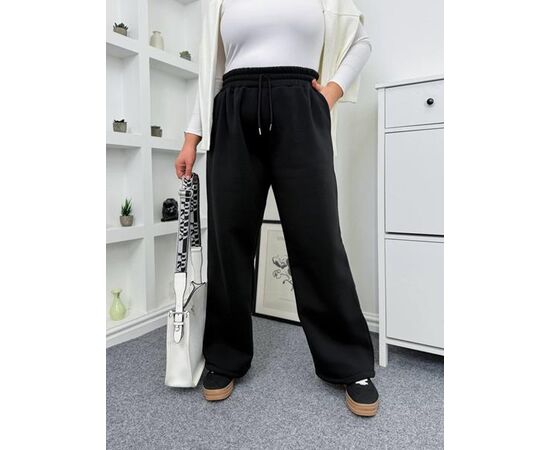 Штани спортивні жіночі теплі 1150 black р.42-48 "FEMZONE" недорого оптом від прямого постачальника Штани спортивні жіночі теплі 1150 black р.42-48 "FEMZONE" недорого оптом від прямого постачальника