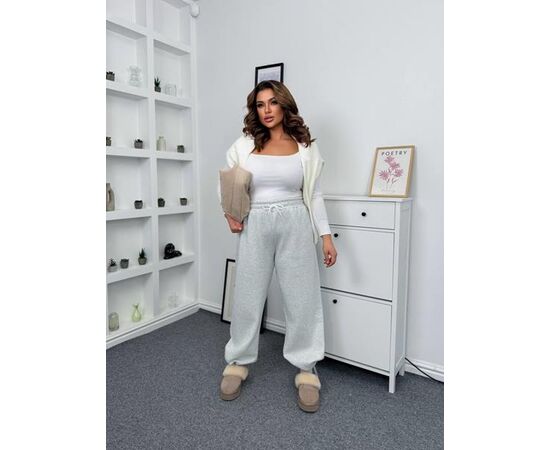 Штани спортивні жіночі теплі 1150 l.grey р.42-48 "FEMZONE" недорого оптом від прямого постачальника Штани спортивні жіночі теплі 1150 l.grey р.42-48 "FEMZONE" недорого оптом від прямого постачальника