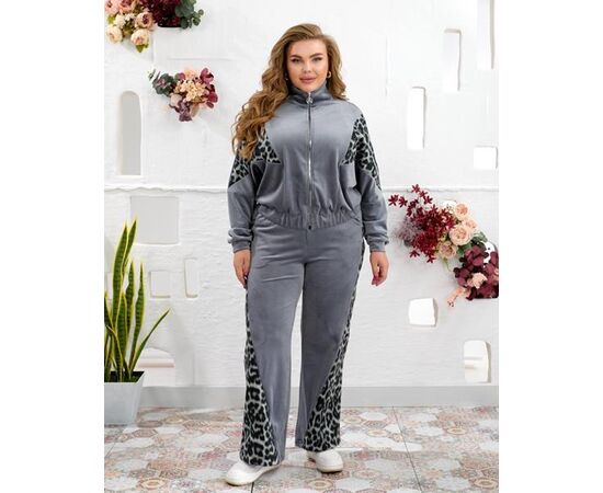 Костюм спортивный женский тёплый 936 grey р.48-62 "Seven Zikina" недорого оптом от прямого поставщика Фотография Костюм спортивный женский тёплый 936 grey р.48-62 "Seven Zikina" недорого оптом от прямого поставщика