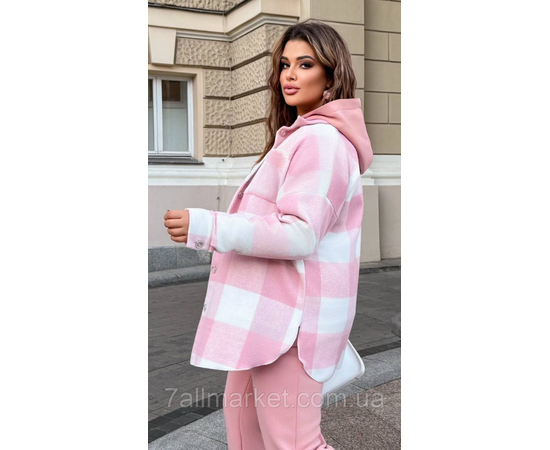 Сорочка жіноча кашемірова з капюшоном розміри 46-60 "LADA" недорого від прямого постачальника, зображення 3