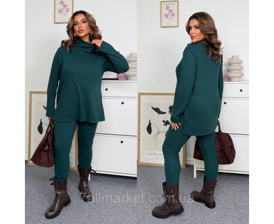 Костюм жіночий прогулянковий трикотаж на флісі (46-60) "LADA" недорого від прямого постачальника, зображення 2