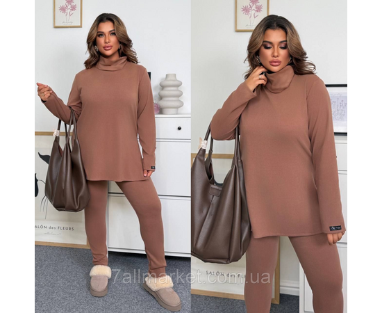 Костюм жіночий прогулянковий трикотаж на флісі (46-60) "LADA" недорого від прямого постачальника, зображення 2
