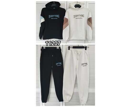 Костюм спортивный женский 11207 black р.42-48 "LOOK" недорого оптом от прямого поставщика Фотография Костюм спортивный женский 11207 black р.42-48 "LOOK" недорого оптом от прямого поставщика