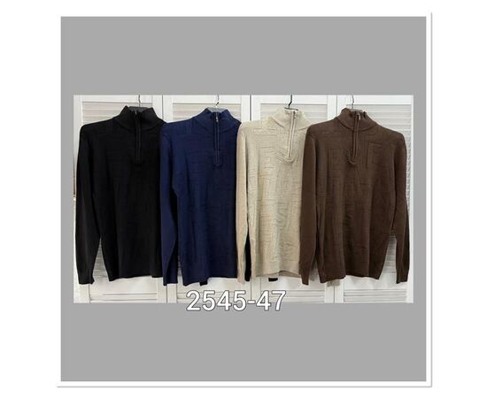 Светр чоловічий 2545-47 black р.M-L "LOOK" недорого оптом від прямого постачальника Светр чоловічий 2545-47 black р.M-L "LOOK" недорого оптом від прямого постачальника