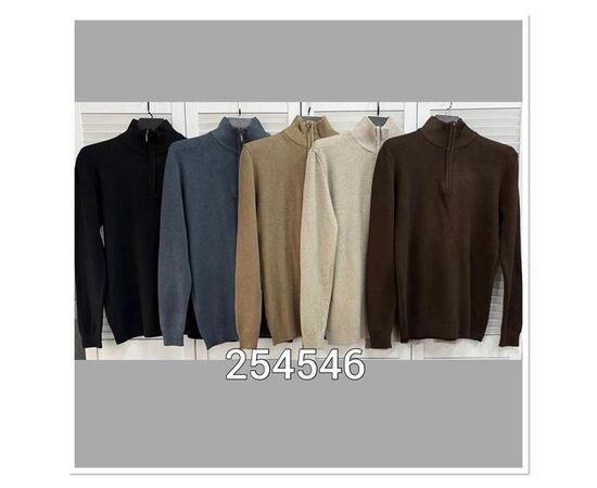 Свитер мужской 254546 d.beige р.M-L "LOOK" недорого оптом от прямого поставщика Фотография Свитер мужской 254546 d.beige р.M-L "LOOK" недорого оптом от прямого поставщика