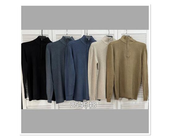 Свитер мужской 254548 blue р.M-L "LOOK" недорого оптом от прямого поставщика Фотография Свитер мужской 254548 blue р.M-L "LOOK" недорого оптом от прямого поставщика