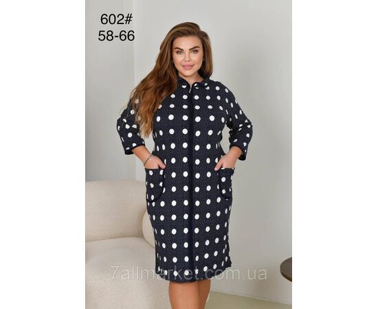 Халат женский домашний на молнии/с начёсом/батал размер 58-66 "FLOWER" недорого от прямого поставщика Фотография Халат женский домашний на молнии/с начёсом/батал размер 58-66 "FLOWER" недорого от прямого поставщика