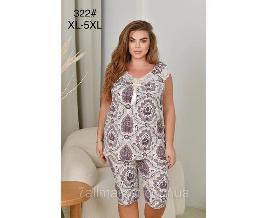 Пижама женская молодёжная р-ры XL-5XL "FLOWER" купить недорого от прямого поставщик Фотография Пижама женская молодёжная р-ры XL-5XL "FLOWER" купить недорого от прямого поставщик