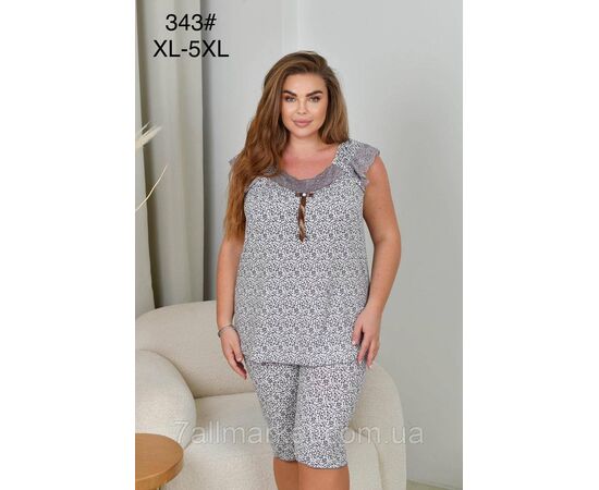Пижама женская молодёжная р-ры XL-5XL "FLOWER" купить недорого от прямого поставщик Фотография Пижама женская молодёжная р-ры XL-5XL "FLOWER" купить недорого от прямого поставщик