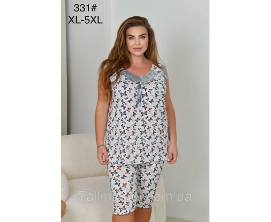 Пижама женская молодёжная р-ры XL-5XL "FLOWER" купить недорого от прямого поставщик Фотография Пижама женская молодёжная р-ры XL-5XL "FLOWER" купить недорого от прямого поставщик
