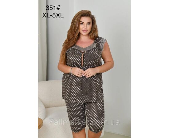 Пижама женская молодёжная р-ры XL-5XL "FLOWER" купить недорого от прямого поставщик Фотография Пижама женская молодёжная р-ры XL-5XL "FLOWER" купить недорого от прямого поставщик