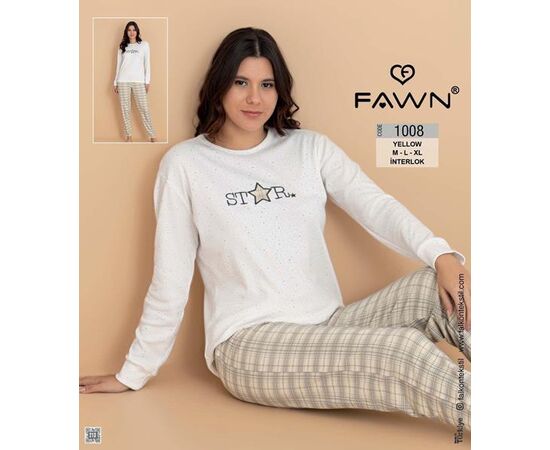 Пижама женская 1008 l.beige р.M-XL "DONELLA" недорого оптом от прямого поставщика Фотография Пижама женская 1008 l.beige р.M-XL "DONELLA" недорого оптом от прямого поставщика