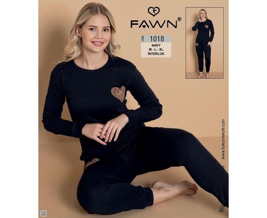 Пижама женская 1018 navy р.M-XL "DONELLA" недорого оптом от прямого поставщика Фотография Пижама женская 1018 navy р.M-XL "DONELLA" недорого оптом от прямого поставщика