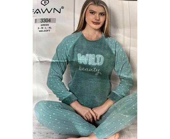 Піжама тепла жіноча 3304 green р.S-XL "DONELLA" недорого оптом від прямого постачальника Піжама тепла жіноча 3304 green р.S-XL "DONELLA" недорого оптом від прямого постачальника