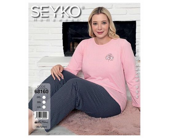 Пижама женская 68160 pink р.2XL-4XL "DONELLA" недорого оптом от прямого поставщика Фотография Пижама женская 68160 pink р.2XL-4XL "DONELLA" недорого оптом от прямого поставщика