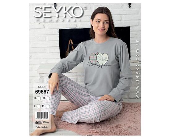 Піжама жіноча 69667 grey р.S-XL "DONELLA" недорого оптом від прямого постачальника Піжама жіноча 69667 grey р.S-XL "DONELLA" недорого оптом від прямого постачальника