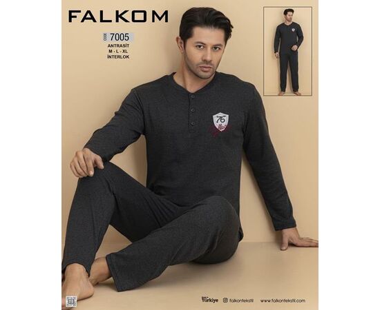 Пижама мужская 7005 d.grey р.M-XL "DONELLA" недорого оптом от прямого поставщика Фотография Пижама мужская 7005 d.grey р.M-XL "DONELLA" недорого оптом от прямого поставщика