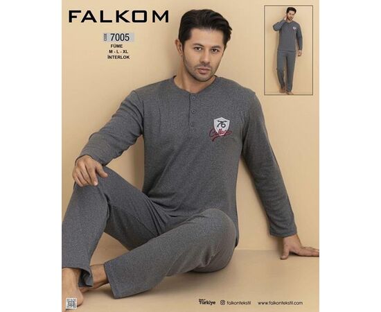 Пижама мужская 7005 grey р.M-XL "DONELLA" недорого оптом от прямого поставщика Фотография Пижама мужская 7005 grey р.M-XL "DONELLA" недорого оптом от прямого поставщика