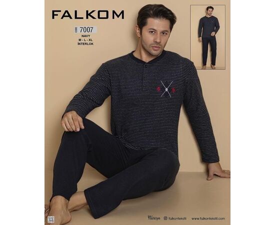 Пижама мужская 7007 navy р.M-XL "DONELLA" недорого оптом от прямого поставщика Фотография Пижама мужская 7007 navy р.M-XL "DONELLA" недорого оптом от прямого поставщика