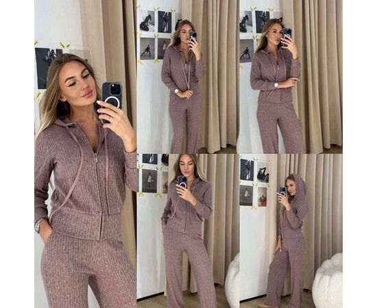 Костюм спортивный женский тёплый 1535 brown р.42-48 "BONJOUR" недорого оптом от прямого поставщика Фотография Костюм спортивный женский тёплый 1535 brown р.42-48 "BONJOUR" недорого оптом от прямого поставщика