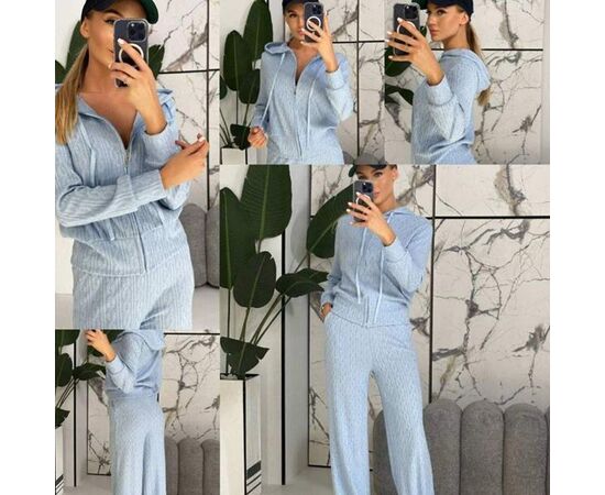 Костюм спортивный женский тёплый 1535 l.blue р.42-48 "BONJOUR" недорого оптом от прямого поставщика Фотография Костюм спортивный женский тёплый 1535 l.blue р.42-48 "BONJOUR" недорого оптом от прямого поставщика