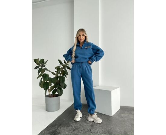 Костюм спортивний жіночий 2386 blue р.42-52 "BONJOUR" недорого оптом від прямого постачальника Костюм спортивний жіночий 2386 blue р.42-52 "BONJOUR" недорого оптом від прямого постачальника