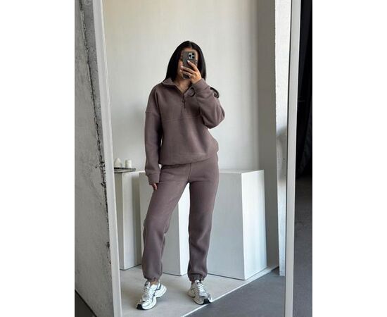 Костюм женский тёплый 2478-5169 beige р.42-52 "BONJOUR" недорого оптом от прямого поставщика Фотография Костюм женский тёплый 2478-5169 beige р.42-52 "BONJOUR" недорого оптом от прямого поставщика