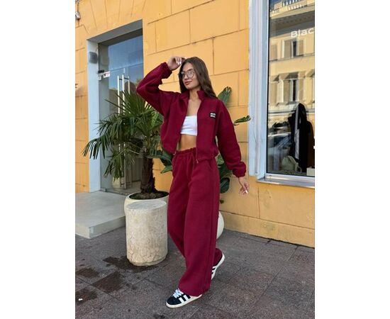 Костюм спортивний жіночий 2489 wine р.42-48 "BONJOUR" недорого оптом від прямого постачальника Костюм спортивний жіночий 2489 wine р.42-48 "BONJOUR" недорого оптом від прямого постачальника