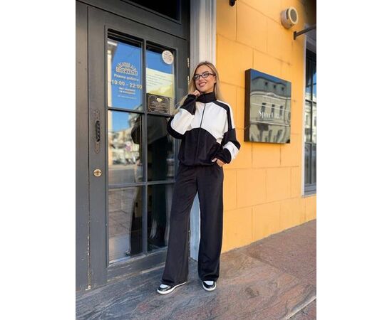 Костюм спортивный женский тёплый 2493 black р.42-48 "BONJOUR" недорого оптом от прямого поставщика Фотография Костюм спортивный женский тёплый 2493 black р.42-48 "BONJOUR" недорого оптом от прямого поставщика