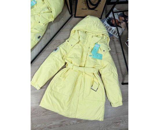 Куртка жіноча демісезонна 302 yellow р.S-L "BONJOUR" недорого оптом від прямого постачальника Куртка жіноча демісезонна 302 yellow р.S-L "BONJOUR" недорого оптом від прямого постачальника