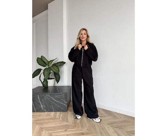 Костюм спортивний жіночий 6221 black р.42-52 "BONJOUR" недорого оптом від прямого постачальника Костюм спортивний жіночий 6221 black р.42-52 "BONJOUR" недорого оптом від прямого постачальника