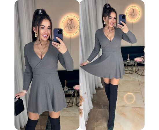 Плаття жіноче 8063 d.grey р.42-52 "BONJOUR" недорого оптом від прямого постачальника Плаття жіноче 8063 d.grey р.42-52 "BONJOUR" недорого оптом від прямого постачальника